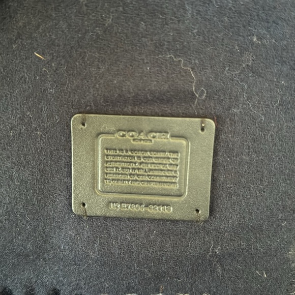 Coach oversized plaid wool scarf - Picture 5 of 8